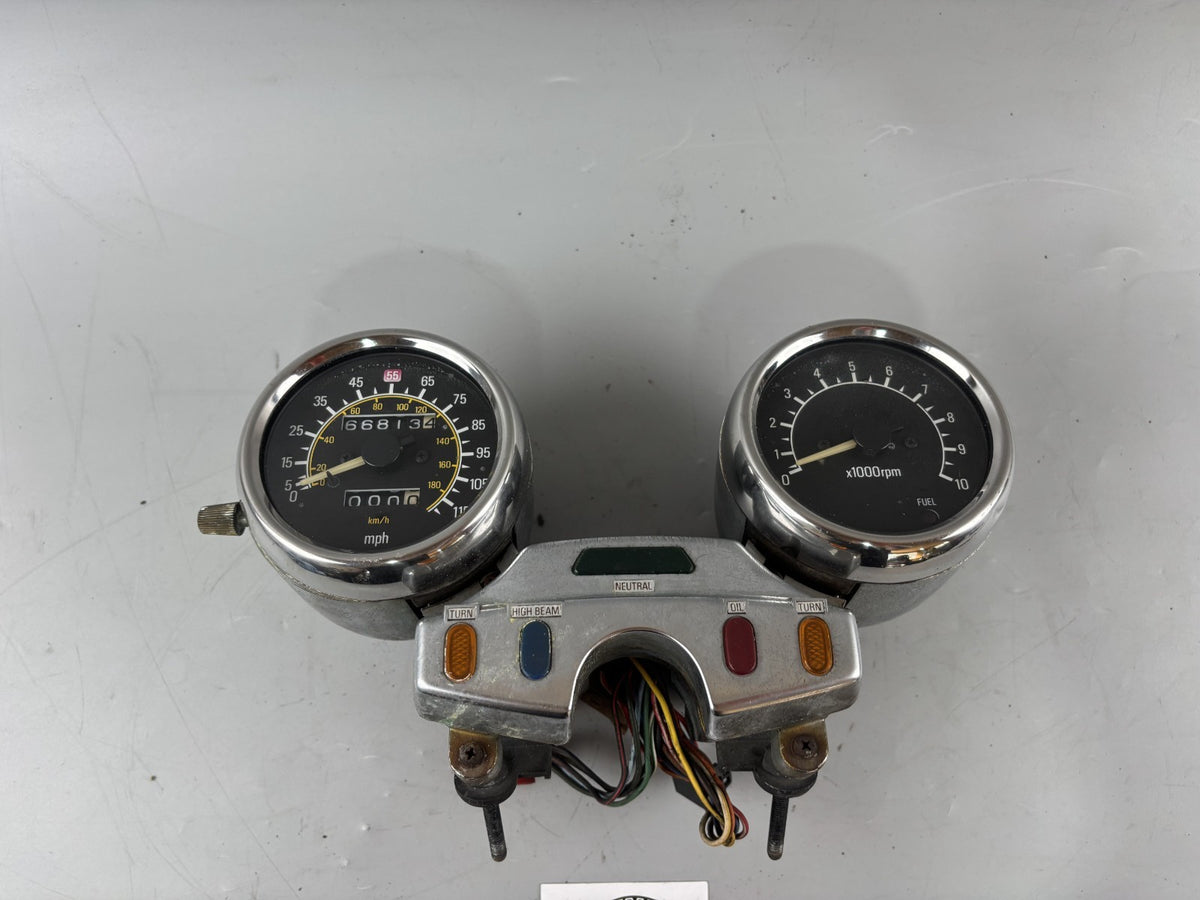 Yamaha XV700 Virago 56E Tacho Cockpit Instrumente Speedometer DZM Drehzahlmesser
