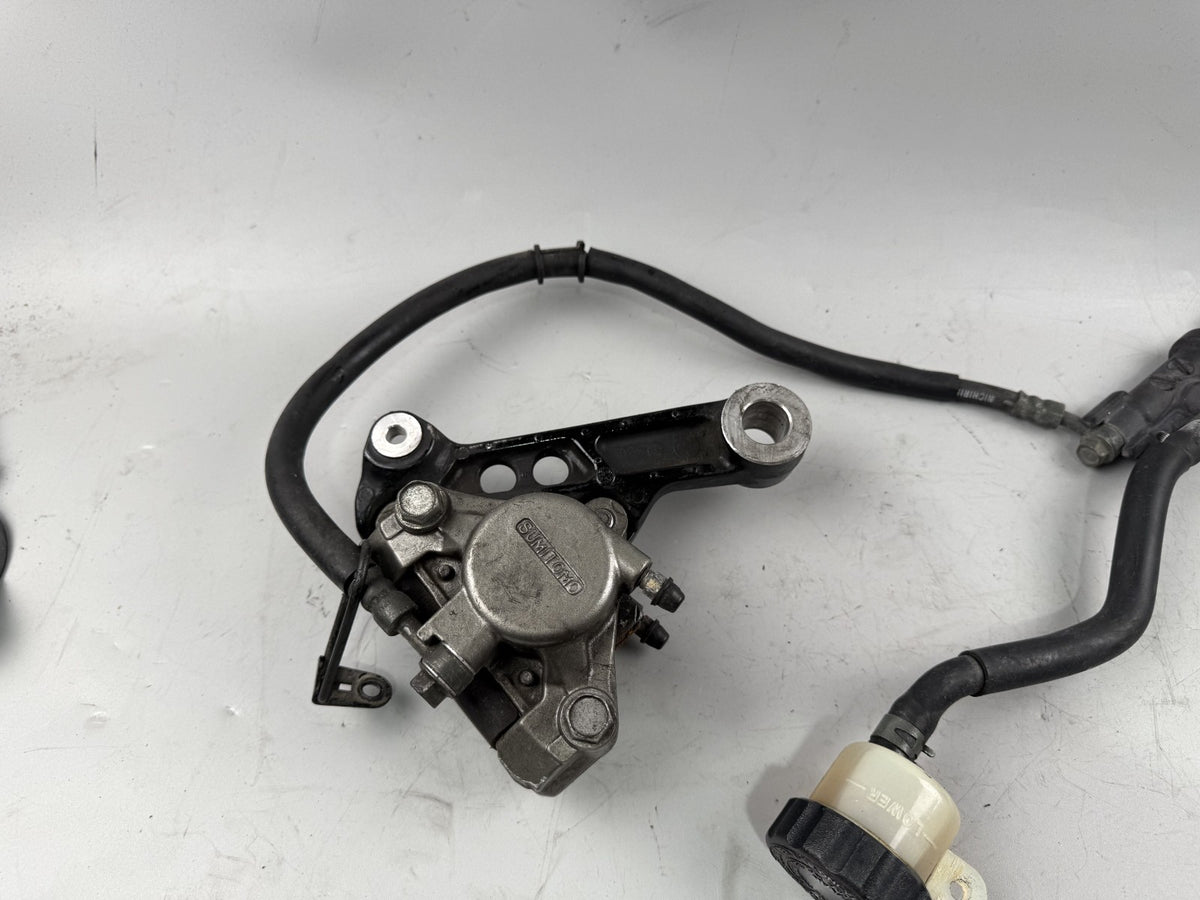 Yamaha XJR 1200 4PU Bremsanlage Bremse hinten back Brake Sattel Pumpe