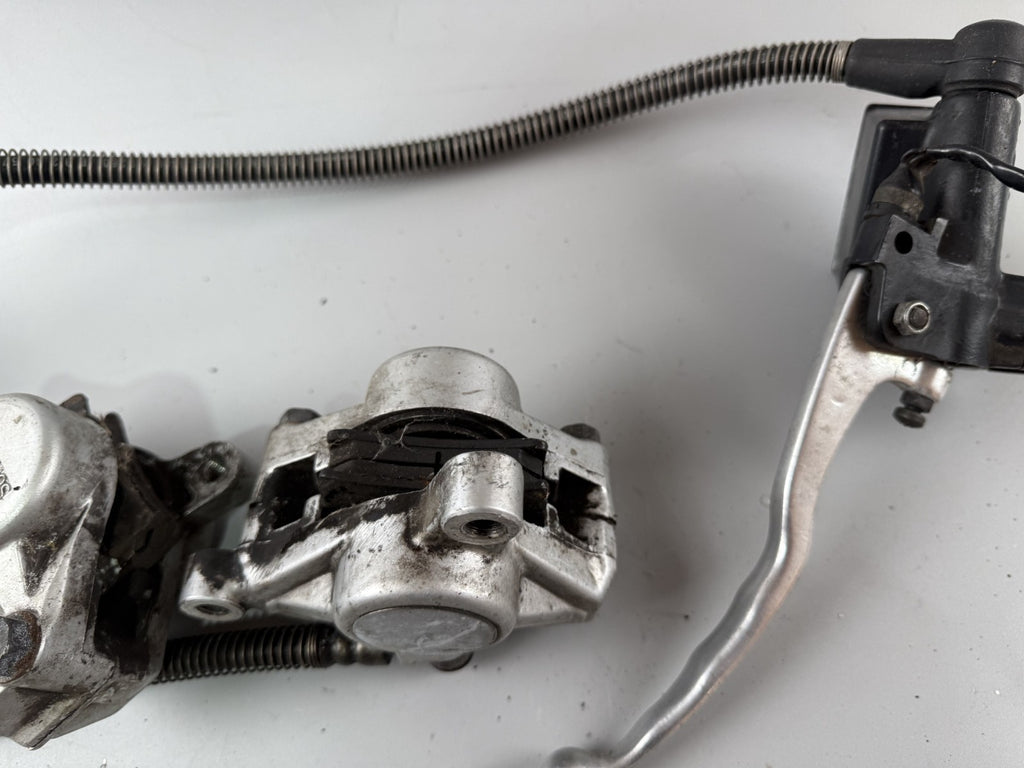 Yamaha XV1100 Virago 3LP Bremsanlage Brake Bremse Satttel Pumpe Flex front