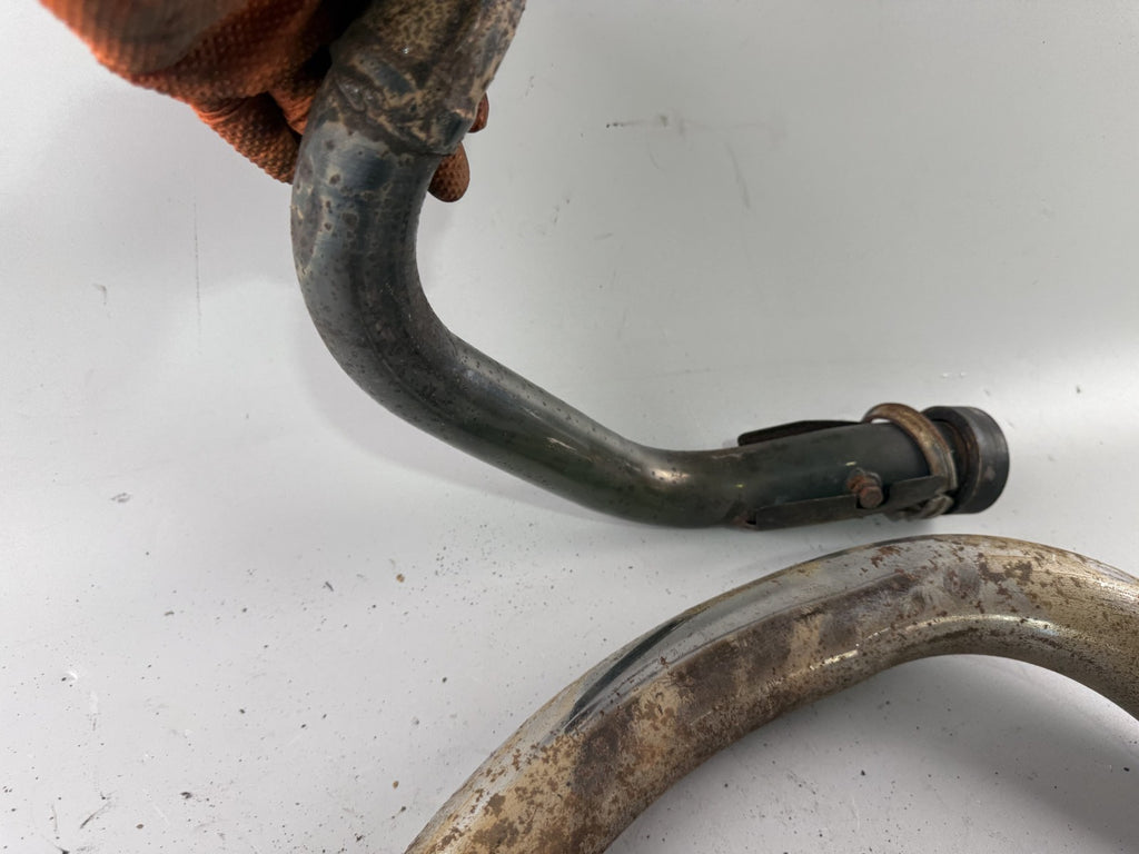 Yamaha XV1100 Virago 3LP Krümmer Exhaust Sammler Downpipe Manifold