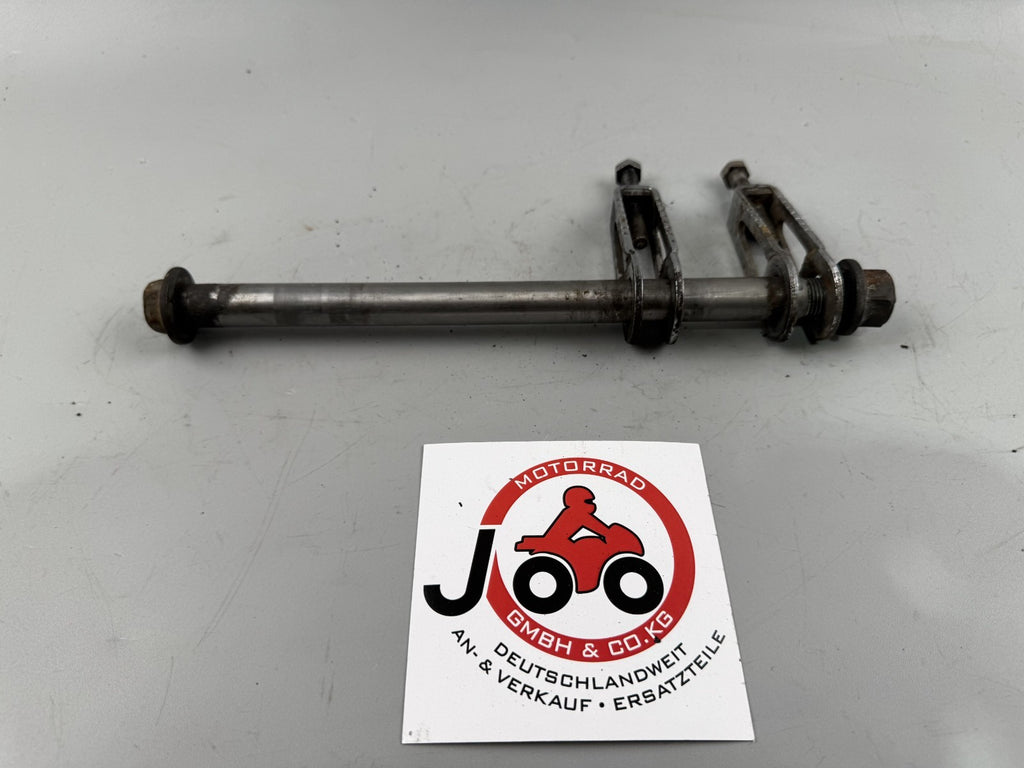 Honda XBR 500 PC15 Achse Steckachse Hinterradachse Kettenspanner