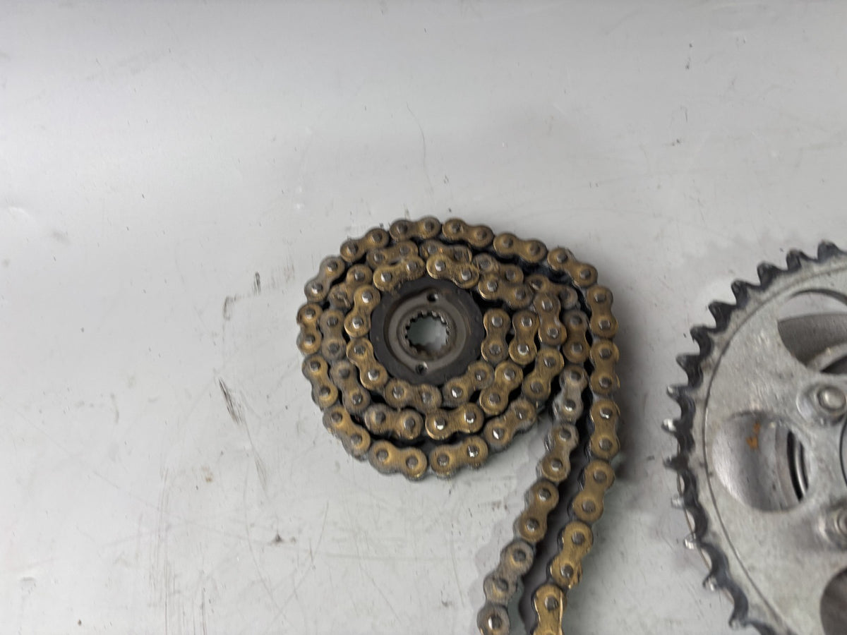 Suzuki GSX 750 AE Inazuma Kettensatz Chain Ritzel Kettenrad Antrieb