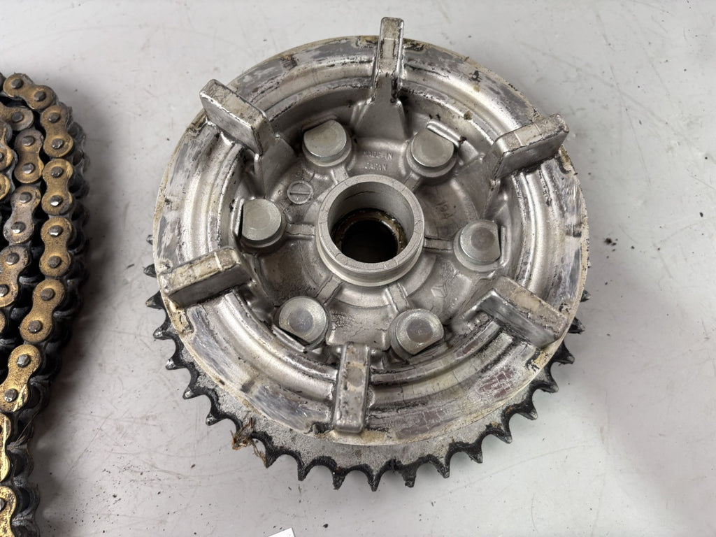 Suzuki GSX 750 AE Inazuma Kettensatz Chain Ritzel Kettenrad Antrieb