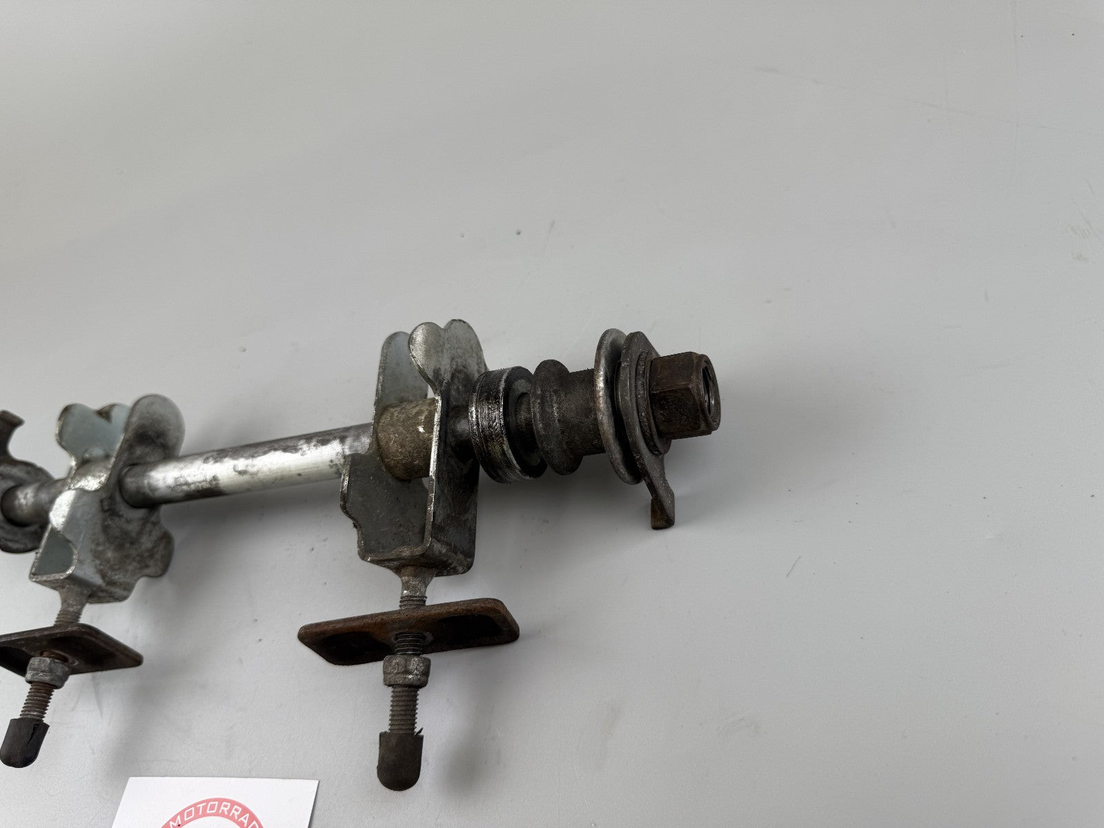 Suzuki GS500E GM51B Hinterradachse Achse Kettenspanner back Aufhängung Chain