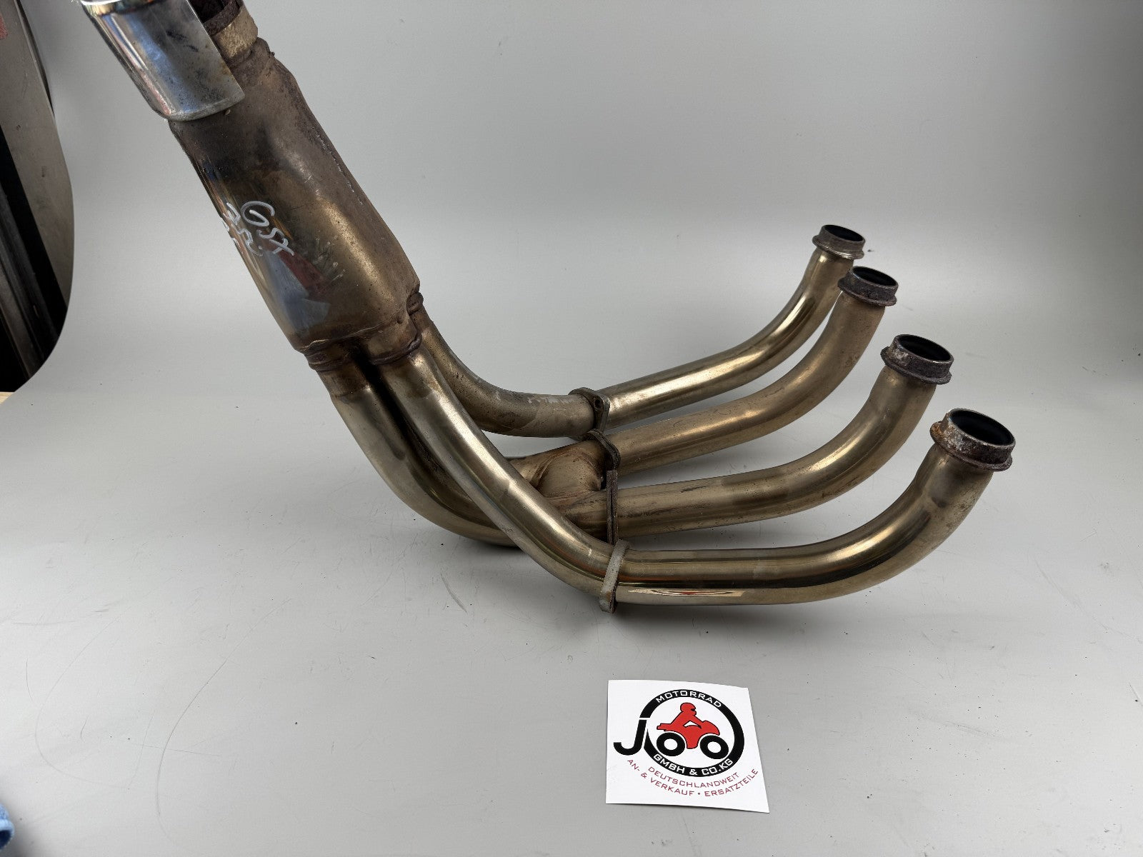 Suzuki GSX750 AE Inazuma Krümmer Downpipe Exhaust Auspuff Motor Engine