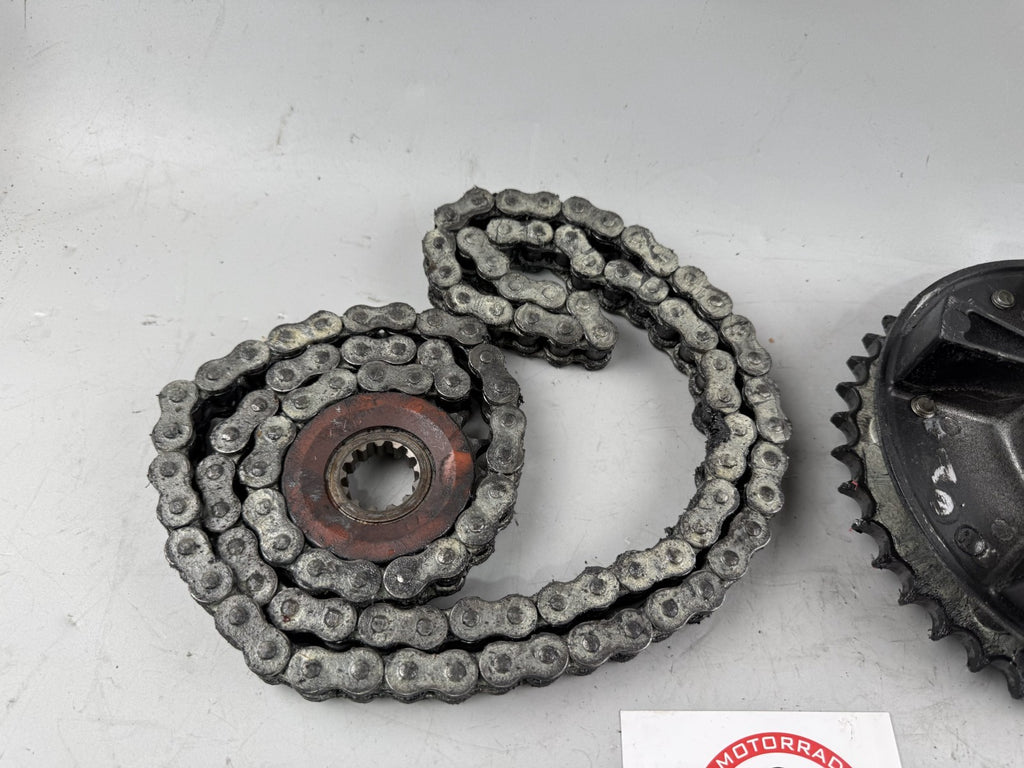 Yamaha XJR 1200 4PU Kettensatz Kettenkit Chain Ritzel Antrieb Kettenradträger