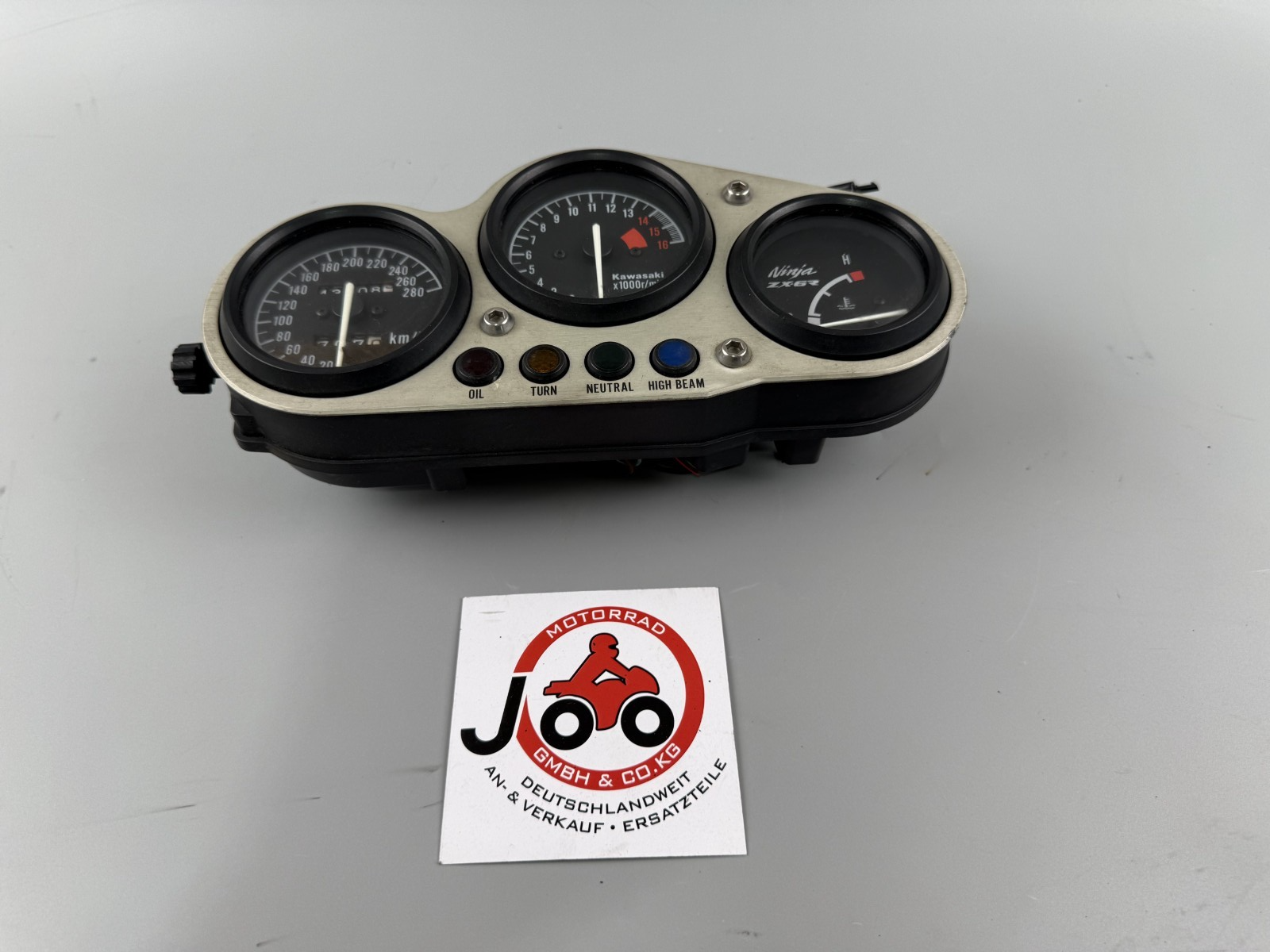Kawasaki ZX-6R ZX600F Tacho Cockpit Speedometer DZM Drehzahlmesser Instrumente