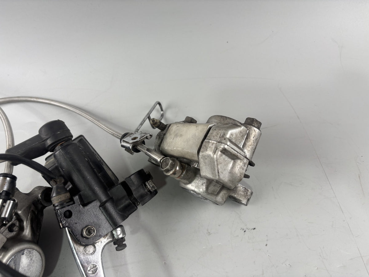 Yamaha XV1100 Virago 3LP Bremsanlage Brake Bremse Satttel Pumpe Flex front