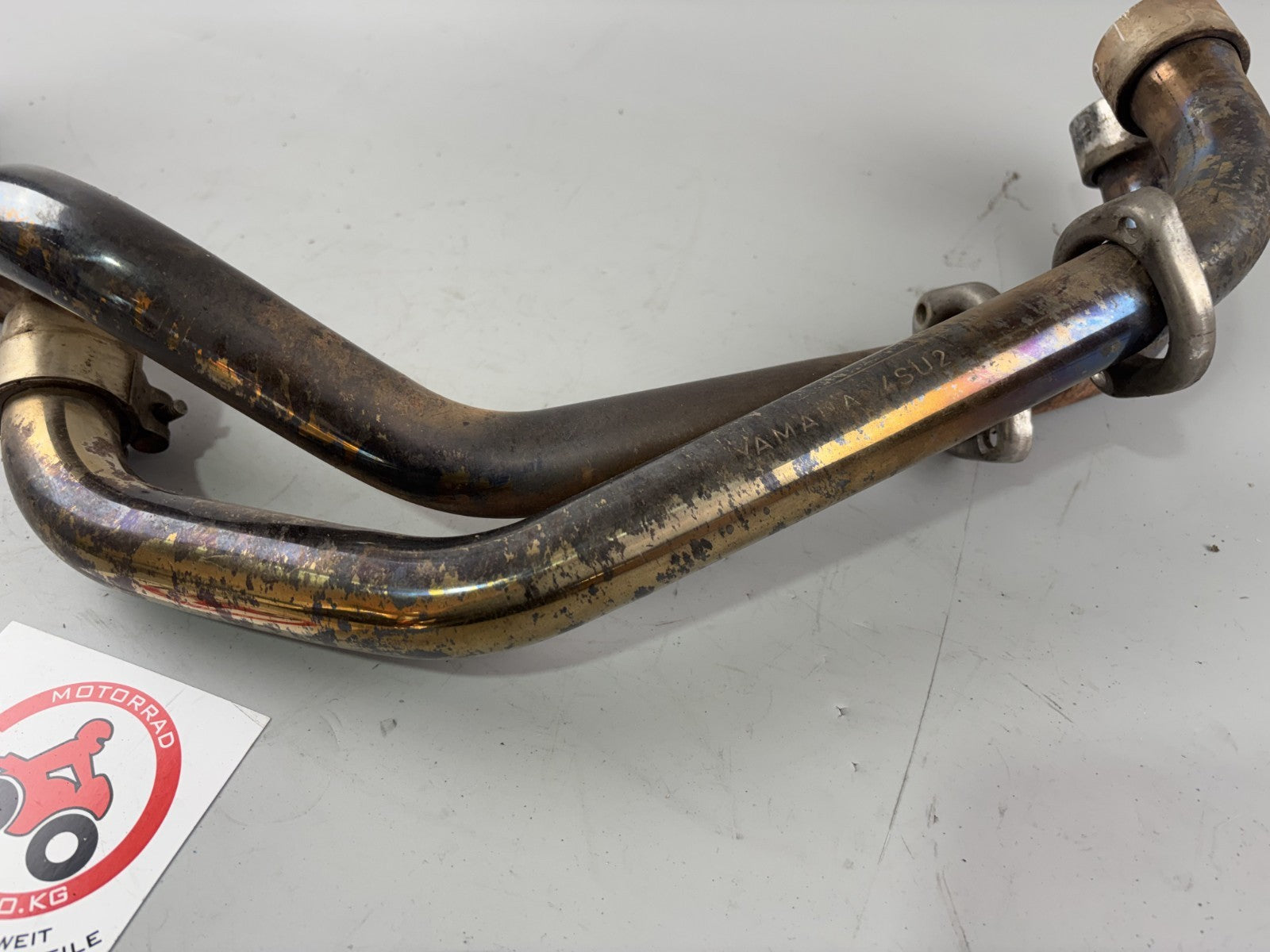 Yamaha SZR 660 Belgarda 4SU Krümmer Downpipe Auspuff Exhaust