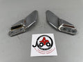 Suzuki GSX750 AE Inazuma Fußrasten Footsteps vorne Front Hangers Chrome Platten