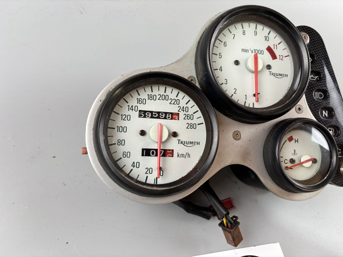 Triumph Daytona 955 T 595 Tacho Cockpit Speedometer  Drehzahlmesser Instrumente