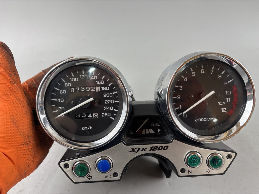 Yamaha XJR1200 4PU Tacho Cockpit Instrumente Speedometer DZM Drehzahlmesser
