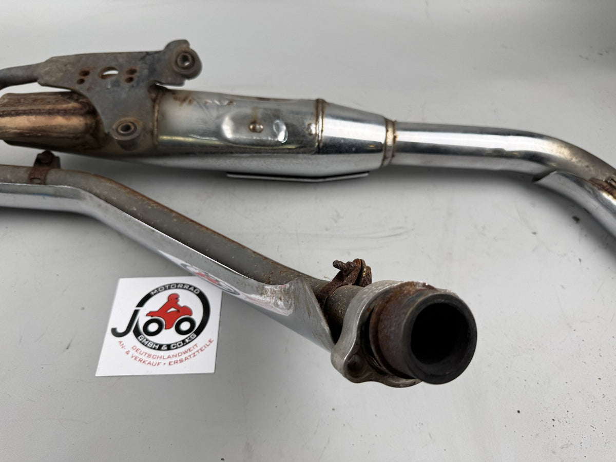 Honda VT600C Shadow Auspuffanlage Auspuff Exhaust Downpipe Schalldämpfer