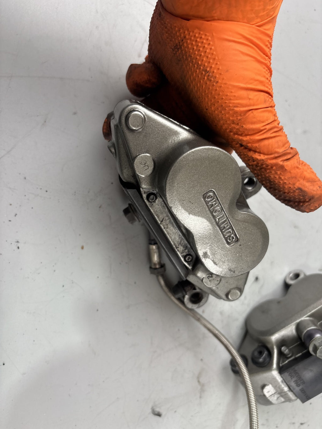 Yamaha XJR1200 4PU Bremsanlage Brake Bremse Sattel Pumpe front vorne