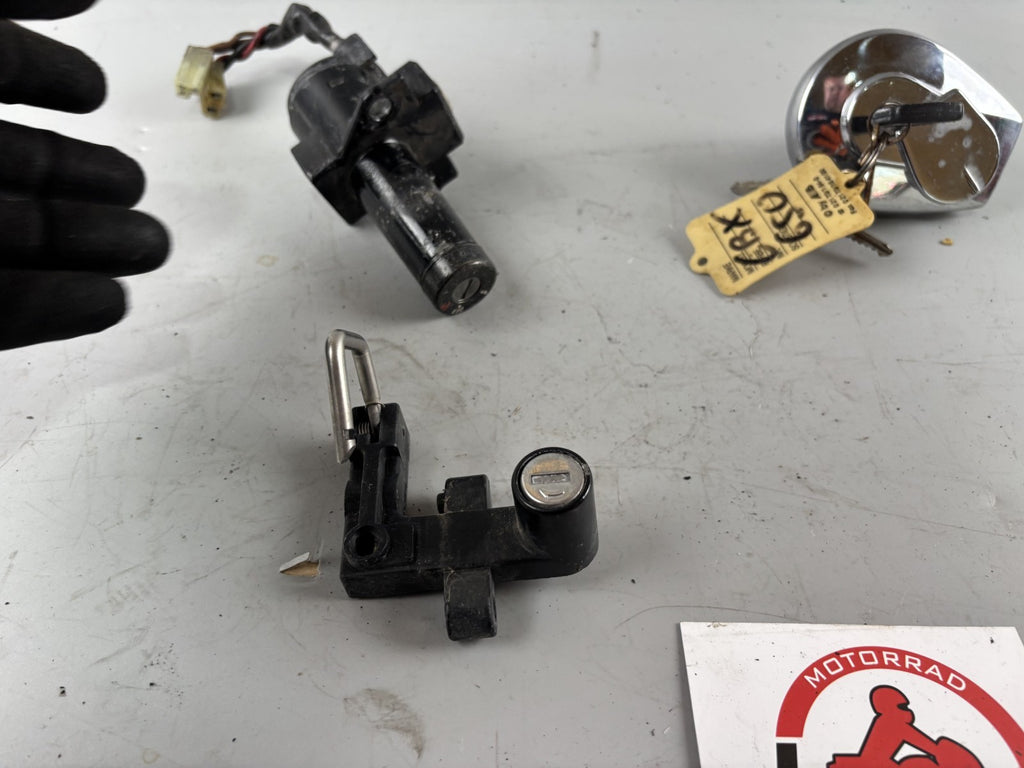 Honda CBX 650 E RC13 Schlosssatz Zündschloss Sitzbank Seat Lock Key