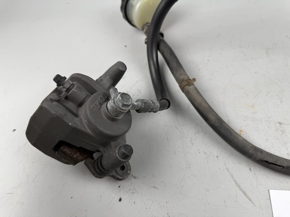 Kawasaki ER6F EX650A Bremsanlage Brake back hinten Bremse Sattel Pumpe