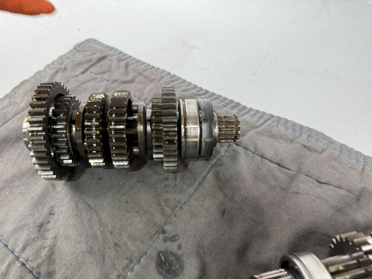 Kawasaki EL250 252 Eliminator Getriebe Getriebewelle Schaltwalze Klaue Motor