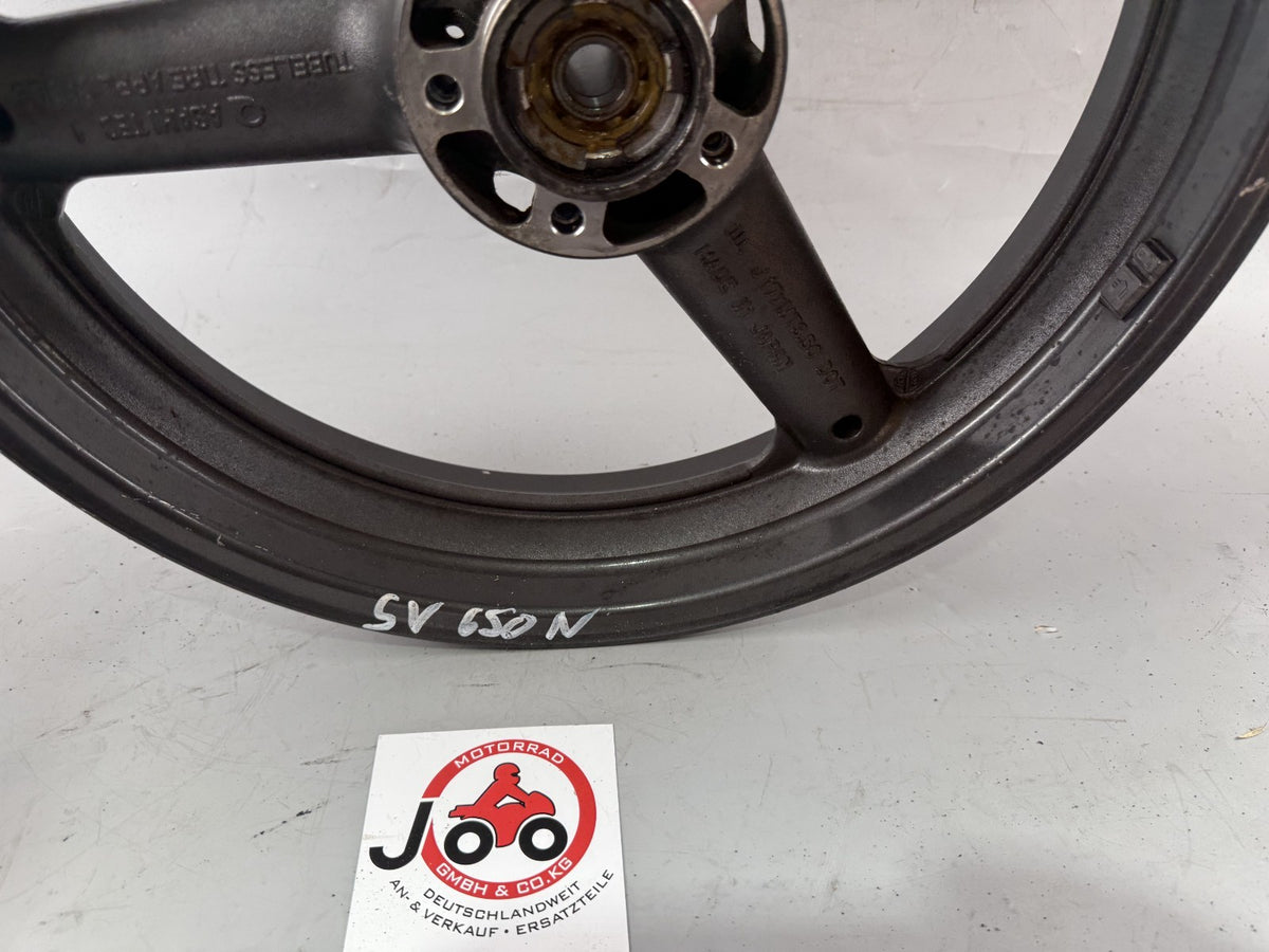 Suzuki SV650 N AV Vorderradfelge Wheel Felge vorne front Rad RIM