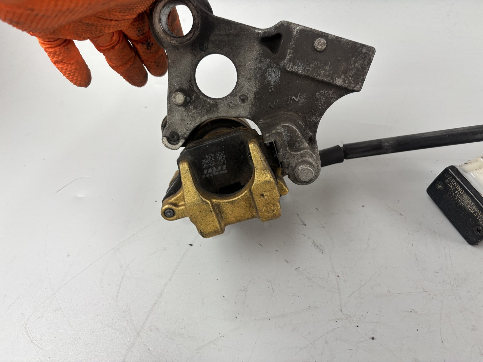 Honda VTR1000 F SC36 Firestorm Bremsanlage Brake Bremse hinten back Sattel Pumpe