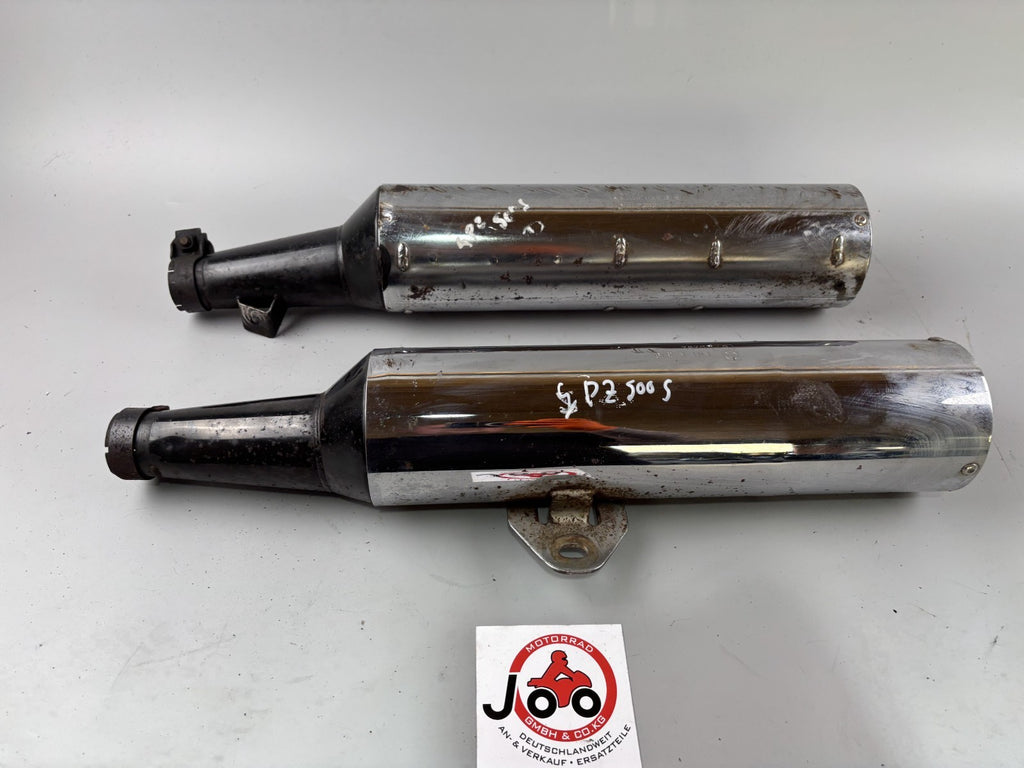 Kawasaki EX500D GPZ500S Auspuff Endtopf Exhaust Schalldämpfer