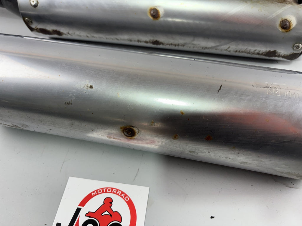 Kawasaki ZZR600D ZX600D Auspuff Exhaust Schalldämpfer Endtopf rechts links