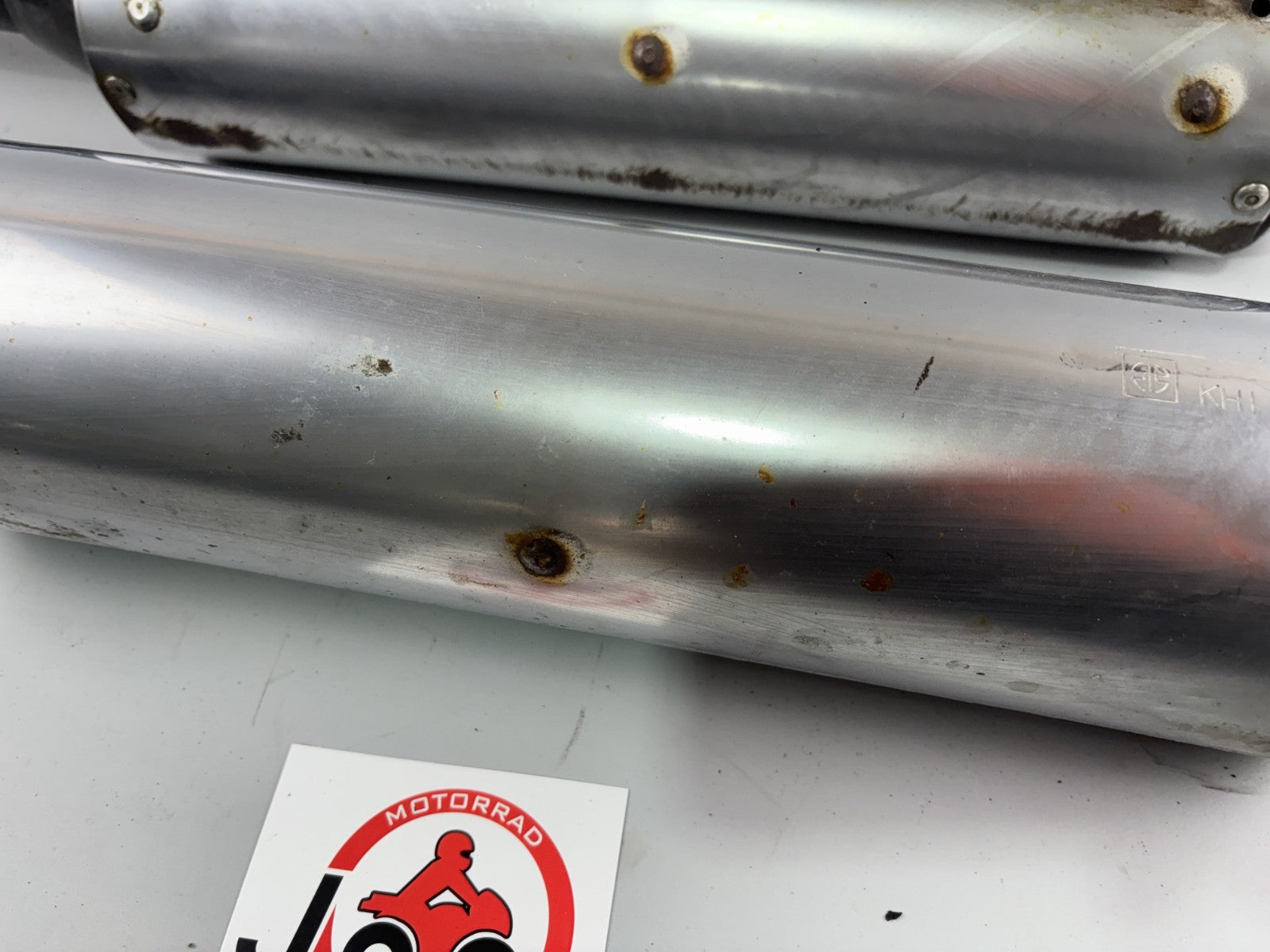 Kawasaki ZZR600D ZX600D Auspuff Exhaust Schalldämpfer Endtopf rechts links