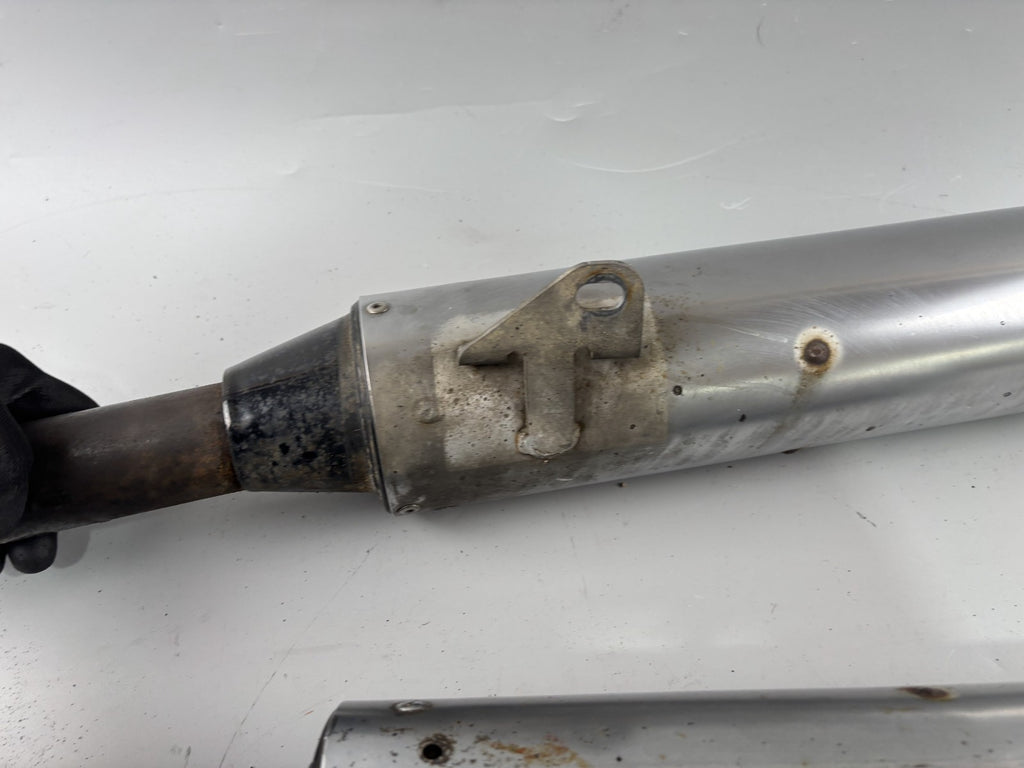 Kawasaki ZZR600D ZX600D Auspuff Exhaust Schalldämpfer Endtopf rechts links