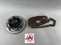 Honda SLR 650 Vigor FX 650 RD09 Kettenkit Kettensatz Chain Kettenradträger