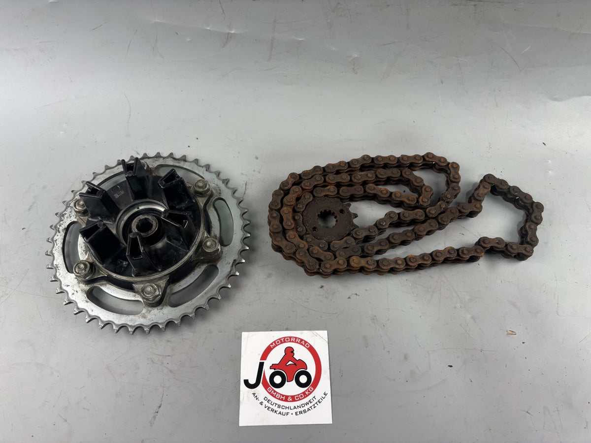 Honda SLR 650 Vigor FX 650 RD09 Kettenkit Kettensatz Chain Kettenradträger