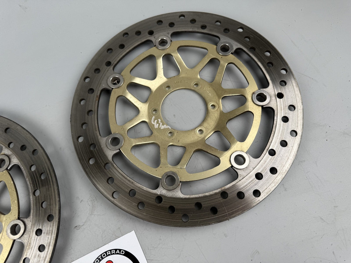 Honda VFR800 RC46 FI Bremsscheiben Bremsscheibe Brake vorne front 4,3mm