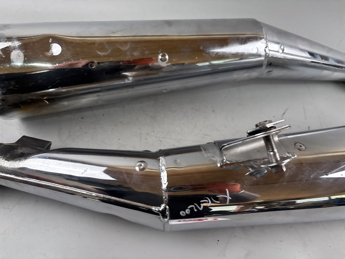 Yamaha XJR1200 4PU Auspuff Exhaust Endtöpfe Schalldämpfer