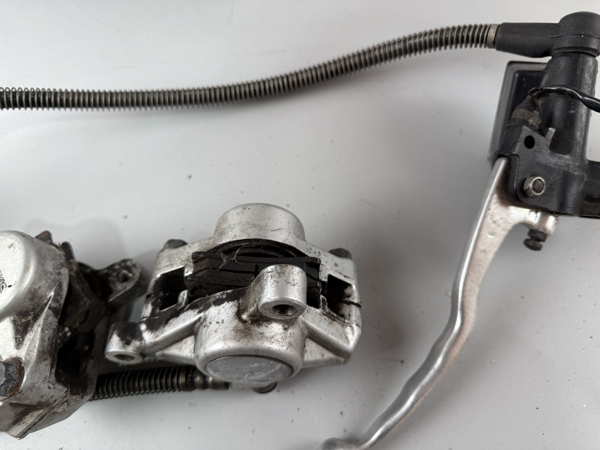 Yamaha XV1100 Virago 3LP Bremsanlage Brake Bremse Satttel Pumpe Flex front