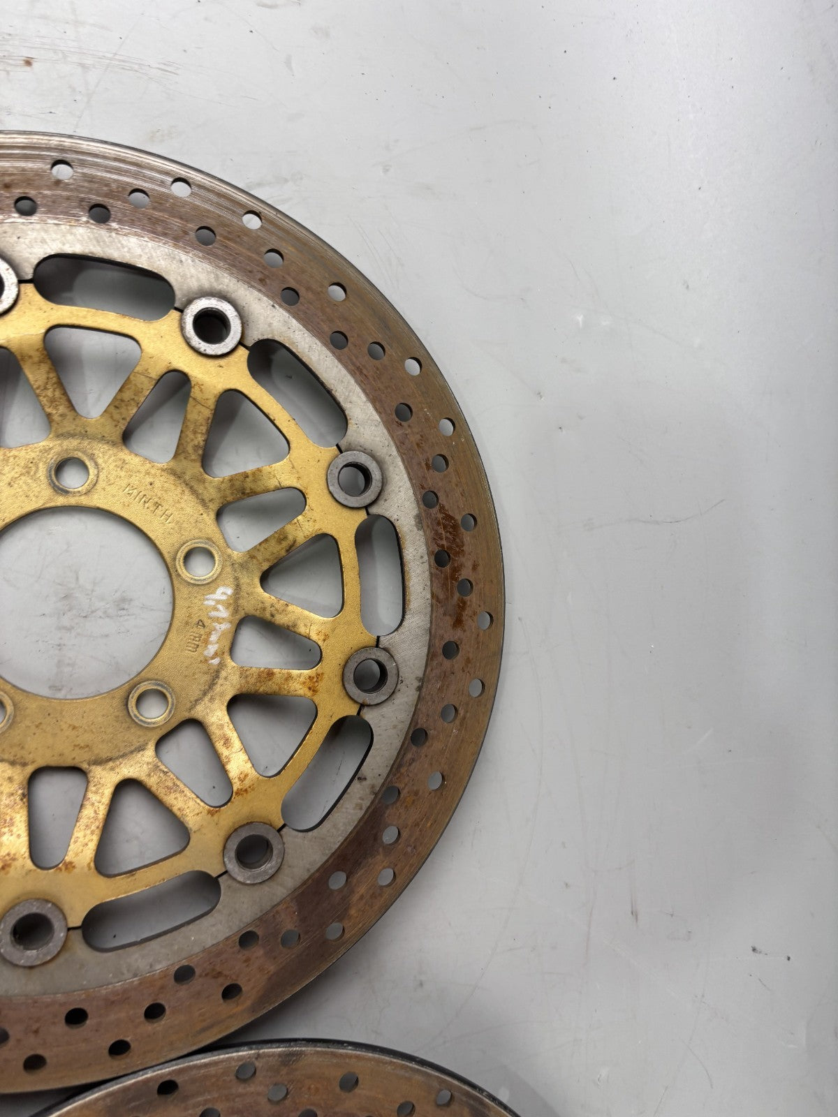 Suzuki GSX 750 AE Inazuma Bremsscheiben Bremsscheibe Brake Disc vorn 4,15mm