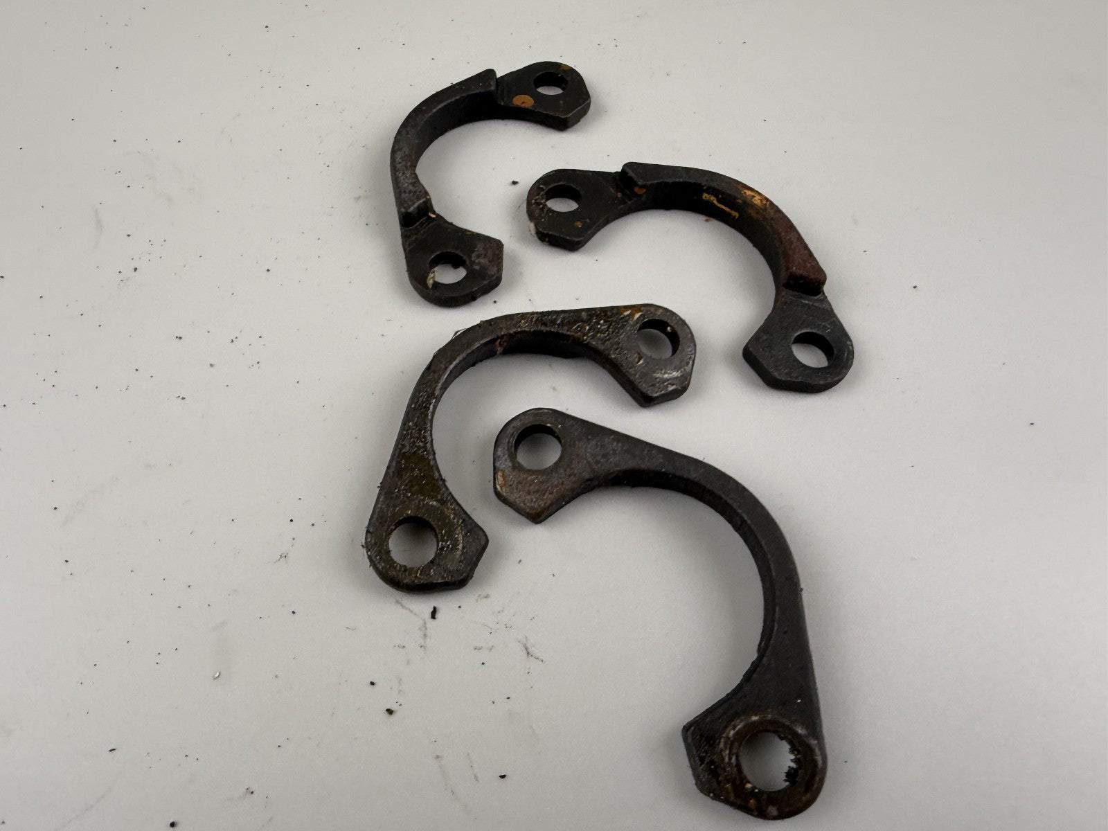 Kawasaki EX500A GPZ500S Krümmerhalter Halbmond Schellen Downpipe Engine Motor