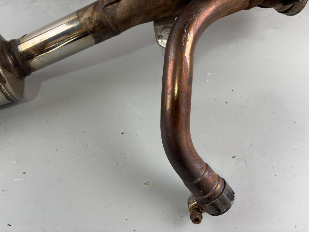Suzuki SV650 N AV Krümmer Downpipe Manifold Auspuff Exhaust Auspuffanlage