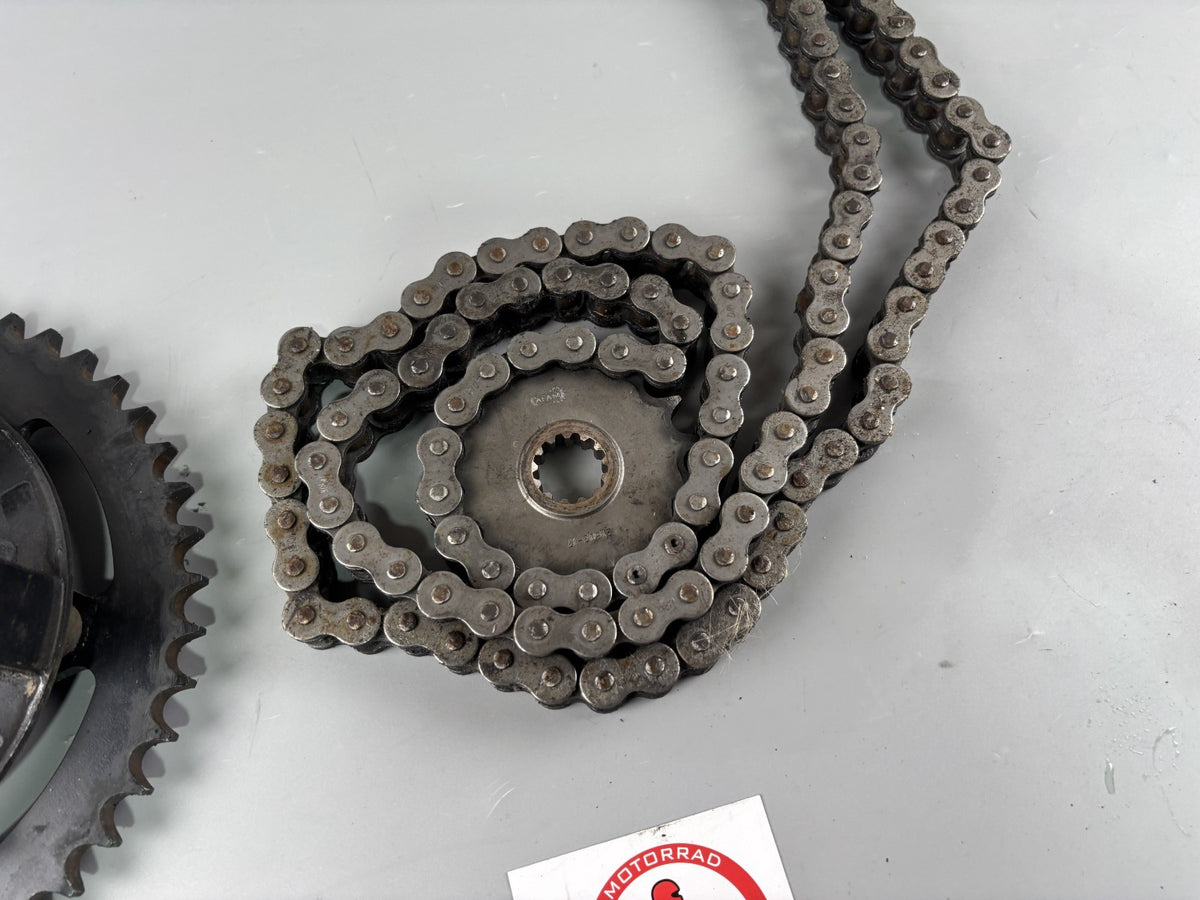 Yamaha YZF 1000 R Kettenkit Kettensatz Chain Kettenradträger Ritzel Chain