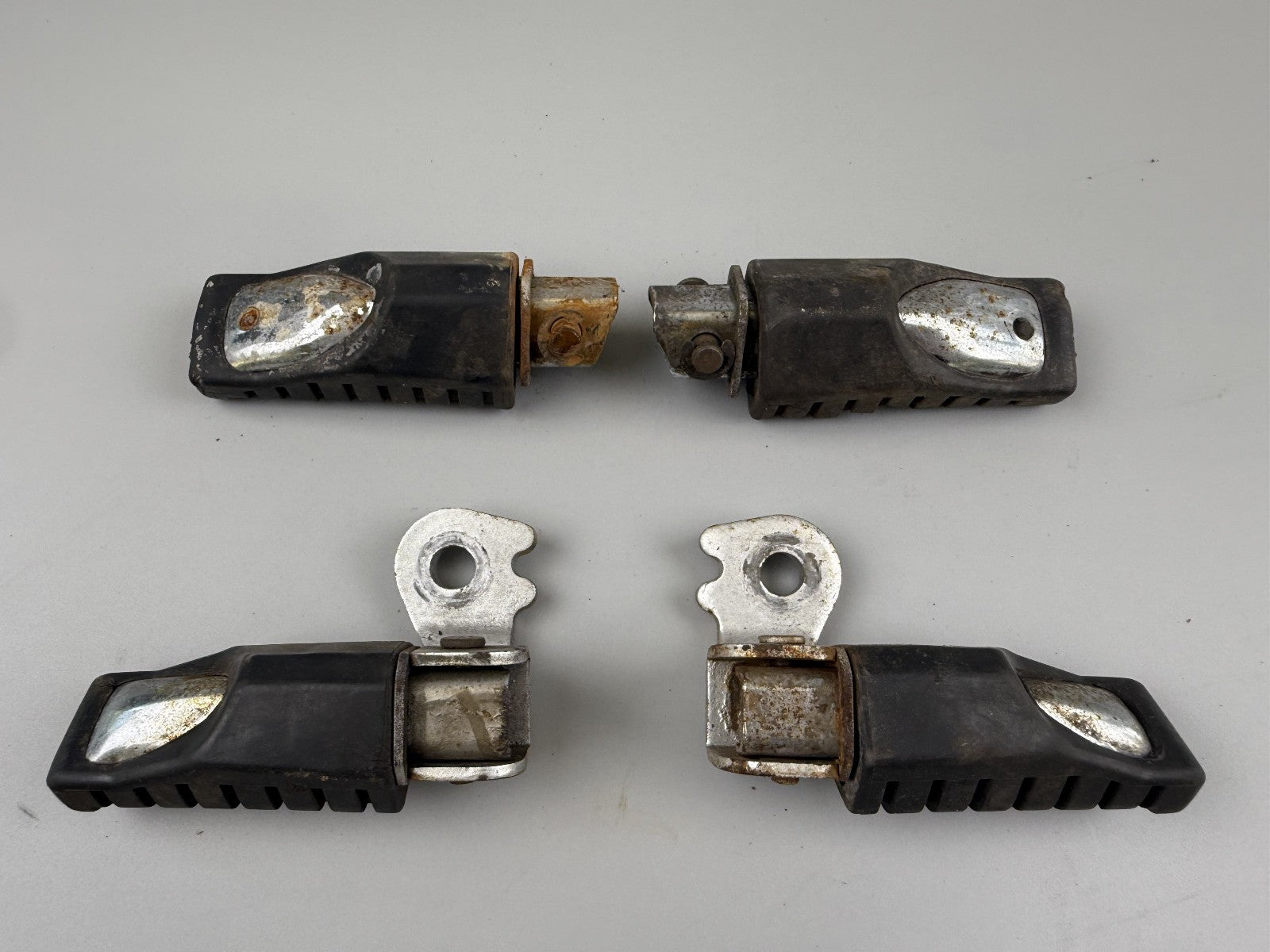 Kawasaki EX500A GPZ500S Fußrastenset Hangers Foot Steps front back