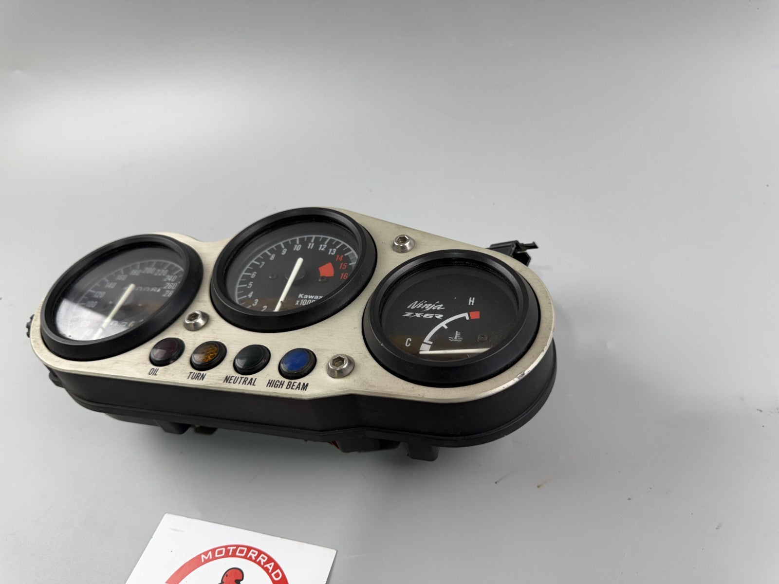 Kawasaki ZX-6R ZX600F Tacho Cockpit Speedometer DZM Drehzahlmesser Instrumente