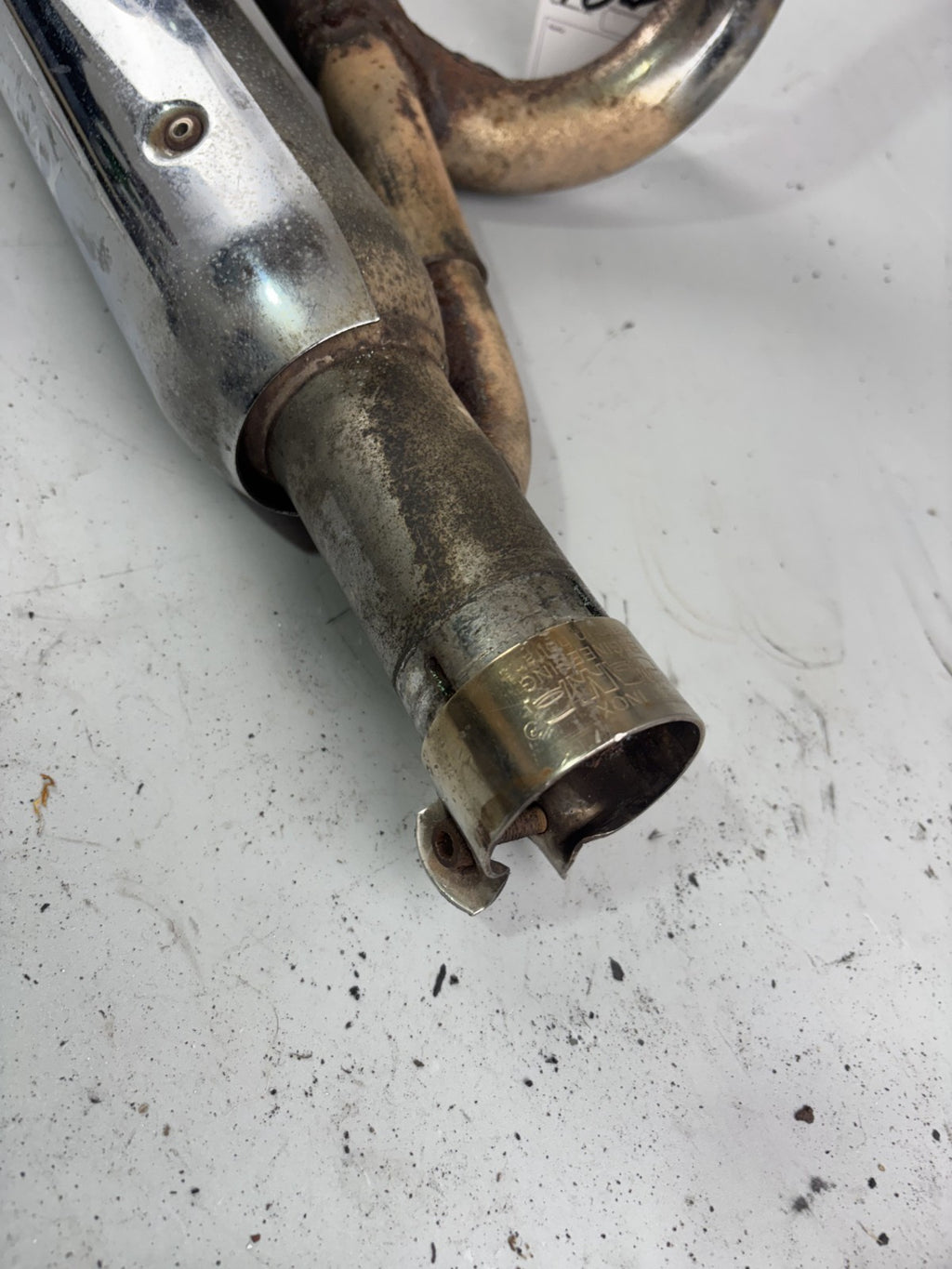 Yamaha XV700 Virago 56E Auspuffanlage Exhaust Endtopf Schalldämpfer