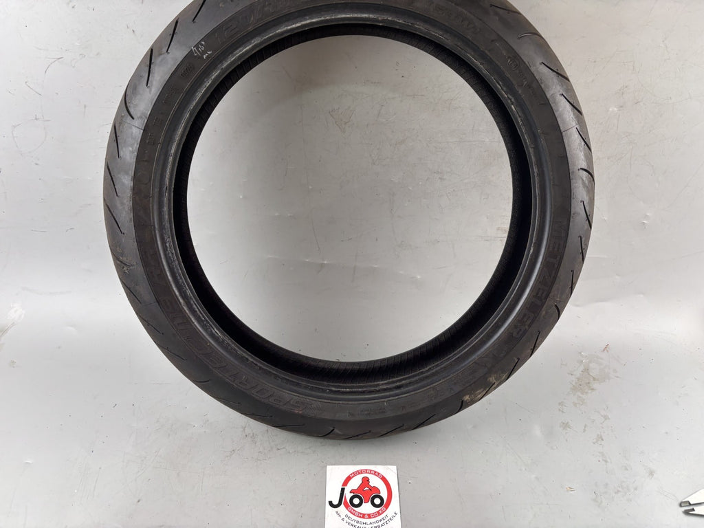 Motorrad Reifen Wheel 120/70 ZR17 Metzler Sportec DOT 09/2025 4,6mm
