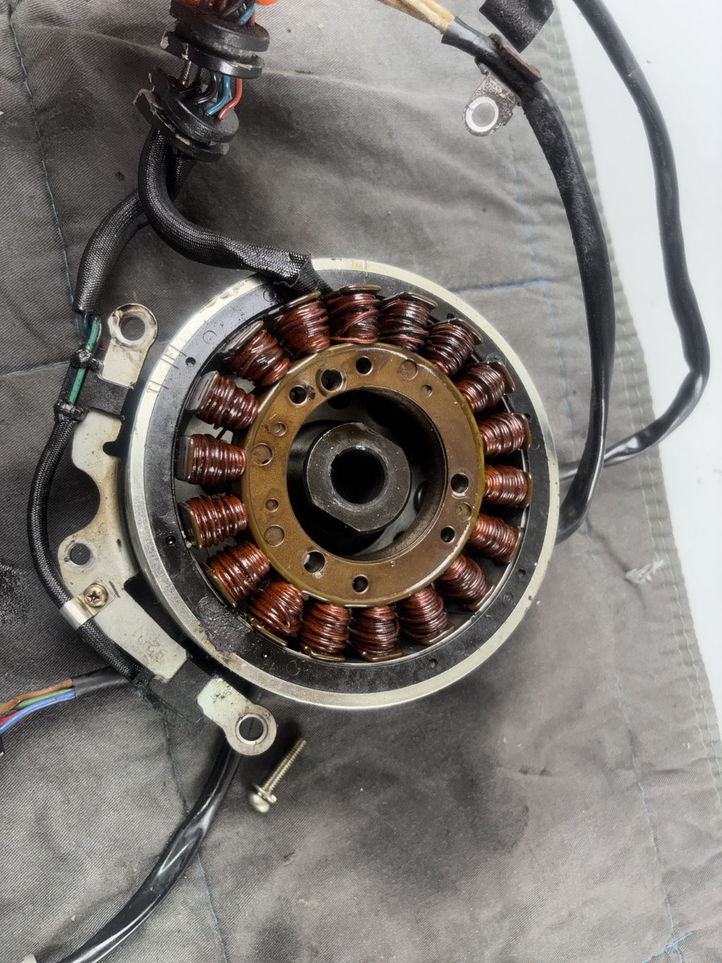 Yamaha XV535 3BR 2YL Polrad Lichtmaschine Generator Stator Magnet Engine Motor