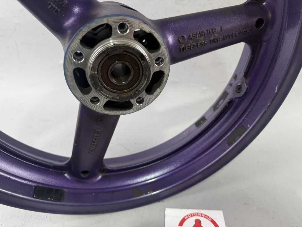 Suzuki GSX-R 1100 W GU75C Vorderradfelge Wheel Felge vorne front Rad RIM
