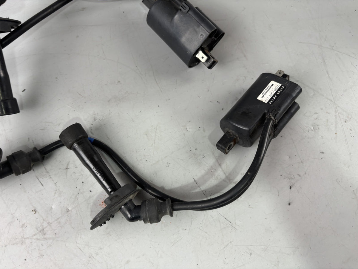 Suzuki GSX 750 AE Inazuma Zündspulen zündstecker Ignition Zündkabel Motor