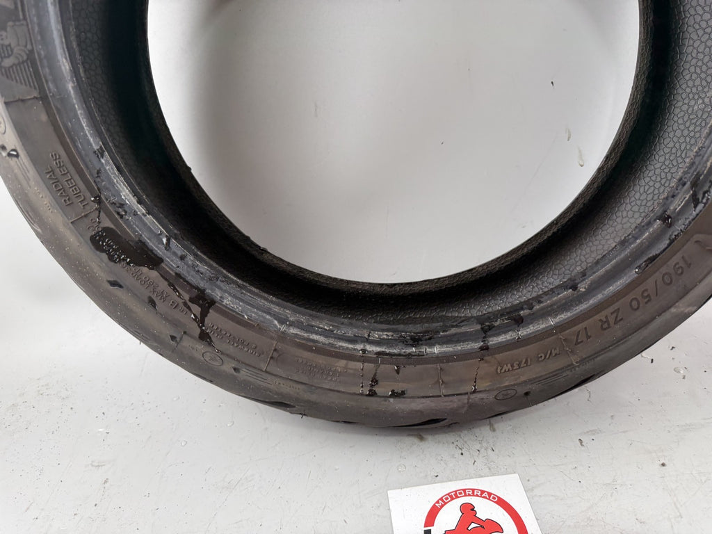 Motorrad Reifen Wheel 190/50 ZR17 Michelin Road 5 DOT 42/2023 6,35mm