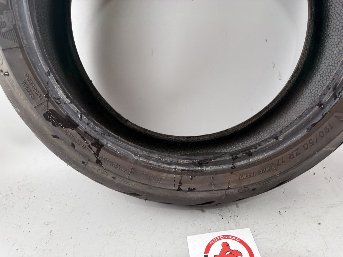 Motorrad Reifen Wheel 190/50 ZR17 Michelin Road 5 DOT 42/2023 6,35mm