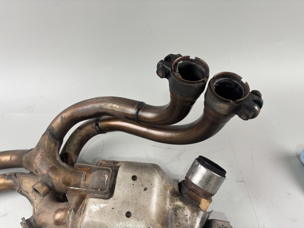 Honda VFR800 RC46/2 VTEC Krümmer Sammler Auspuff Downpipe Exhaust