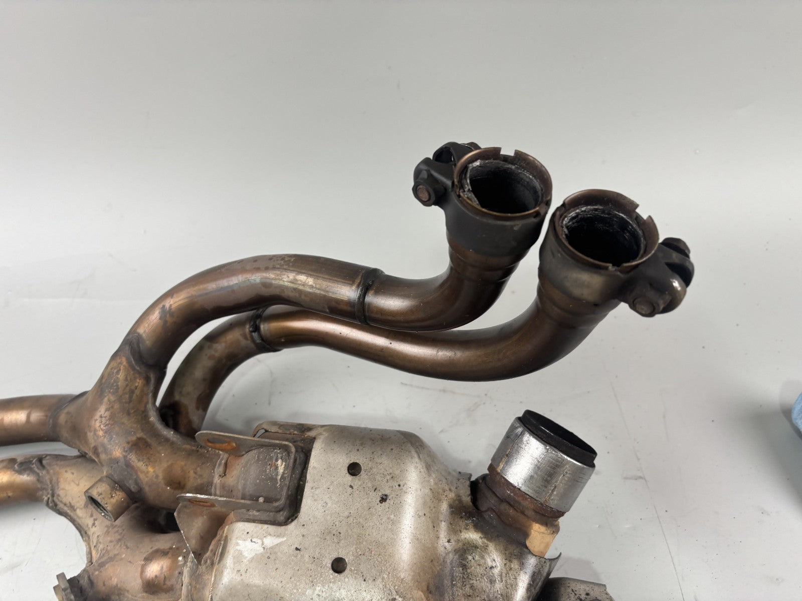 Honda VFR800 RC46/2 VTEC Krümmer Sammler Auspuff Downpipe Exhaust