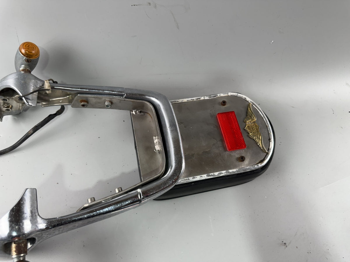 Yamaha XV1100 Virago 3LP Sissybar Rückenlehne Halterung Spoiler Leder Sitz