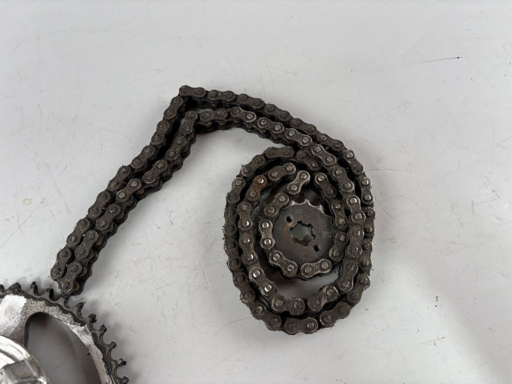 Yamaha YBR 125 RE05 Kettenkit Kettensatz Chain Antrieb Rad