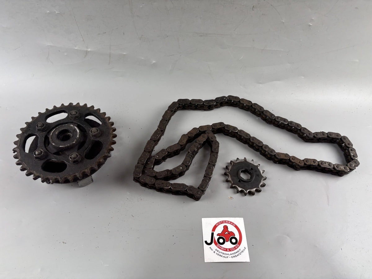 Honda CB 450 S PC 17 Kettensatz Kettenkit Ritzel Kettenradträger Chain